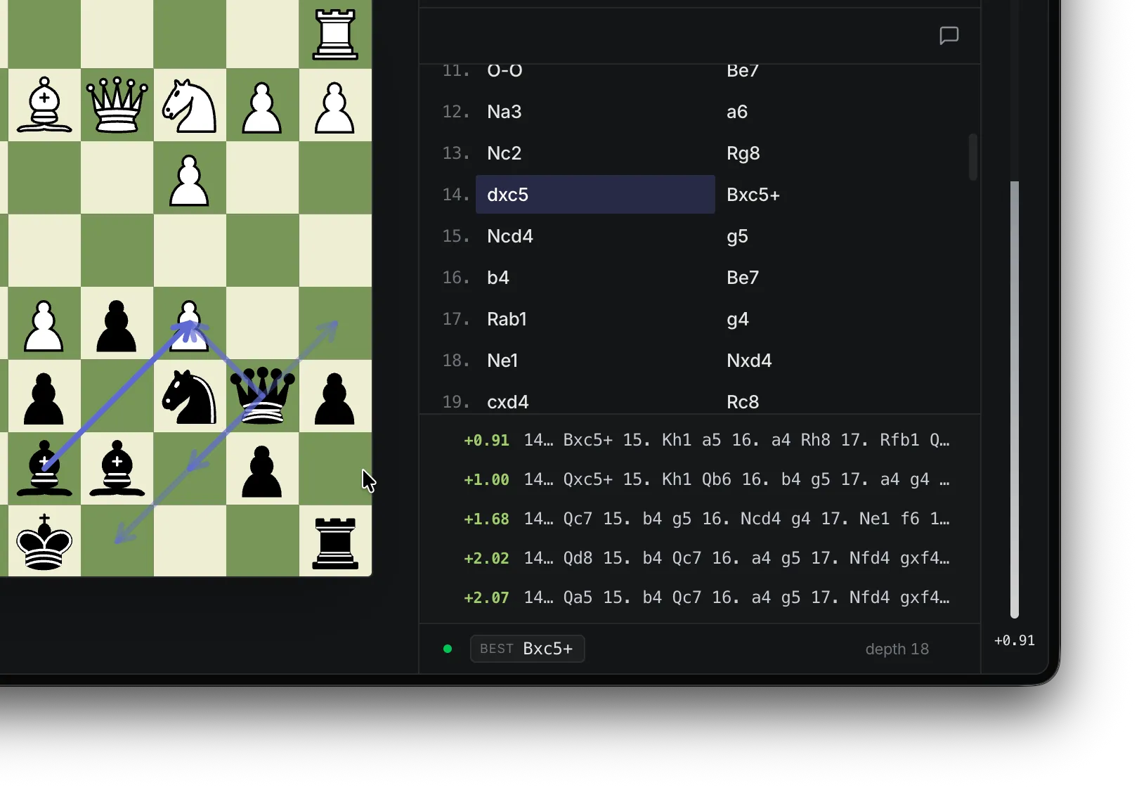 Game insights with accuracy and key moments